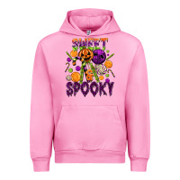 Fuchsia Pink Sweet and Spooky Urban Hoodie - texasbilliewilder
