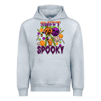 Heather Grey Sweet and Spooky Urban Hoodie - texasbilliewilder