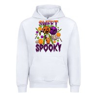 White Sweet and Spooky Urban Hoodie - texasbilliewilder