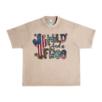 French Oak wild and free Urban Heavy Tee - CowhideDigitalArt