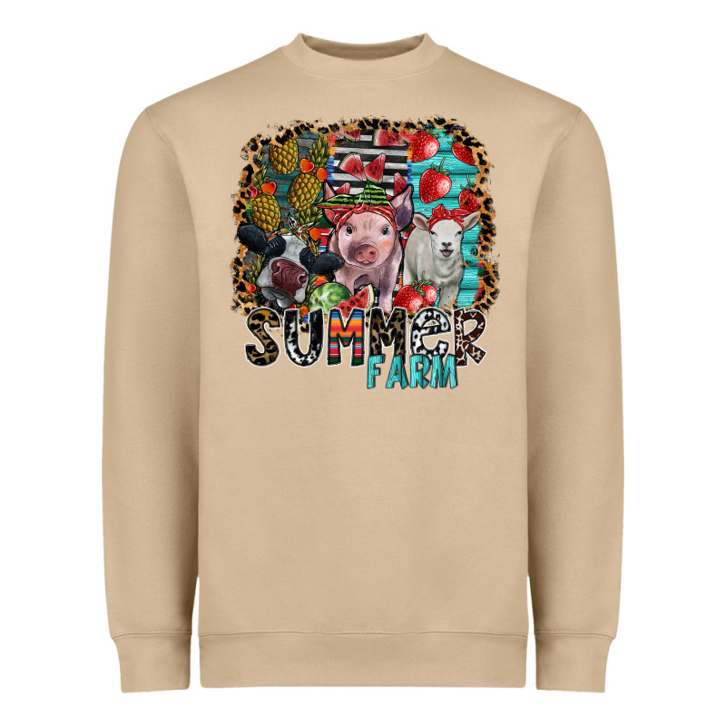 Summer Farm Heavyweight Sweatshirt by SublimationCraftShop | Teevron