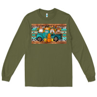 Army Green fall gnomes truck sippy cup Long Sleeve Tee - Artiststas