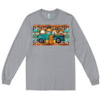 Heather Grey fall gnomes truck sippy cup Long Sleeve Tee - Artiststas