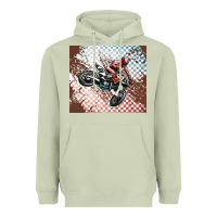 Matcha born to ride dirty bikes Heavyweight Hoodie - MaliasSmallBusiness