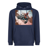 Navy born to ride dirty bikes Heavyweight Hoodie - MaliasSmallBusiness
