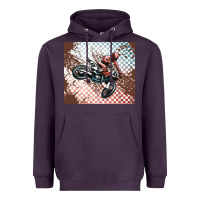 Plum born to ride dirty bikes Heavyweight Hoodie - MaliasSmallBusiness