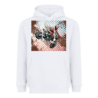 White born to ride dirty bikes Heavyweight Hoodie - MaliasSmallBusiness