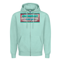 Seafoam western emergency nurse license plate template Zipper Hoodie - BarkalooDesign
