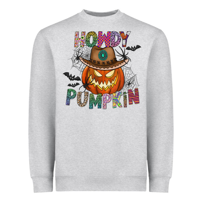 Howdy Pumpkin Heavyweight Sweatshirt by CowhideDigitalArt | Teevron
