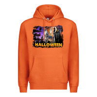 Carrot Halloween Wolf Premium Hoodie - LillyAllenDesigns