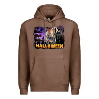 Chestnut Halloween Wolf Premium Hoodie - LillyAllenDesigns