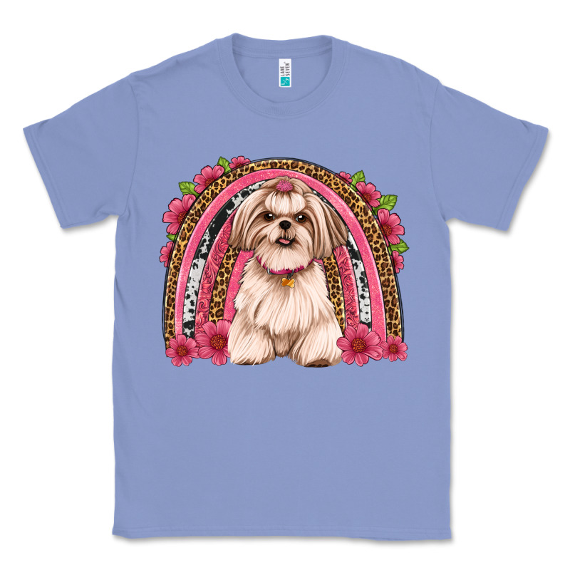 Shih Tzu Floral Rainbow Classic Tee by JahusDesignShop | Teevron