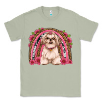 Matcha shih tzu floral rainbow Classic Tee - JahusDesignShop