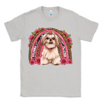 Moon Dust shih tzu floral rainbow Classic Tee - JahusDesignShop