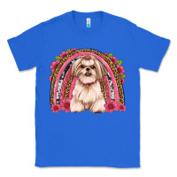 True Royal shih tzu floral rainbow Classic Tee - JahusDesignShop