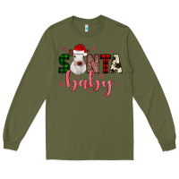 Army Green Santa baby Cow Long Sleeve Tee - JahusDesignShop