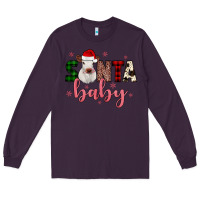 Plum Santa baby Cow Long Sleeve Tee - JahusDesignShop
