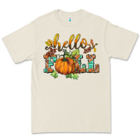 Hello Fall Pumpkin Premium Tee | Teevron