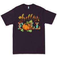Plum hello fall pumpkin Premium Tee - BarkalooDesign