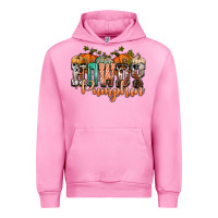 Fuchsia Pink western howdy pumpkin Urban Hoodie - NancyCooperArtShop