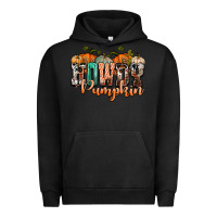 Pigment Black western howdy pumpkin Urban Hoodie - NancyCooperArtShop