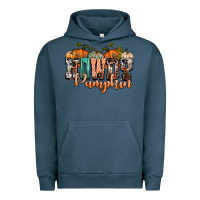 Pigment Midnight Navy western howdy pumpkin Urban Hoodie - NancyCooperArtShop