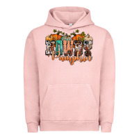 Pigment Salmon western howdy pumpkin Urban Hoodie - NancyCooperArtShop