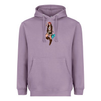 Lavender western cowgirl Heavyweight Hoodie - NancyCooperArtShop