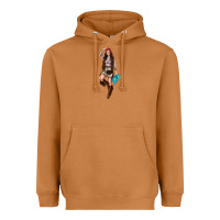 Meerkat western cowgirl Heavyweight Hoodie - NancyCooperArtShop