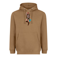 Toasted Coconut western cowgirl Heavyweight Hoodie - NancyCooperArtShop