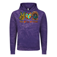 Cloud Purple peace love thankful Vintage Hoodie - RanaPortraitStore