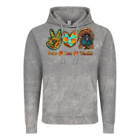 Cloud Rock peace love thankful Vintage Hoodie - RanaPortraitStore