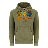 Vintage Olive peace love thankful Vintage Hoodie - RanaPortraitStore
