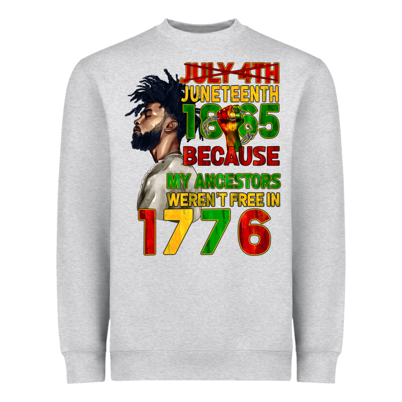 July 4th Juneteenth 1865 Heavyweight Sweatshirt by CowGirlArtShop | Teevron