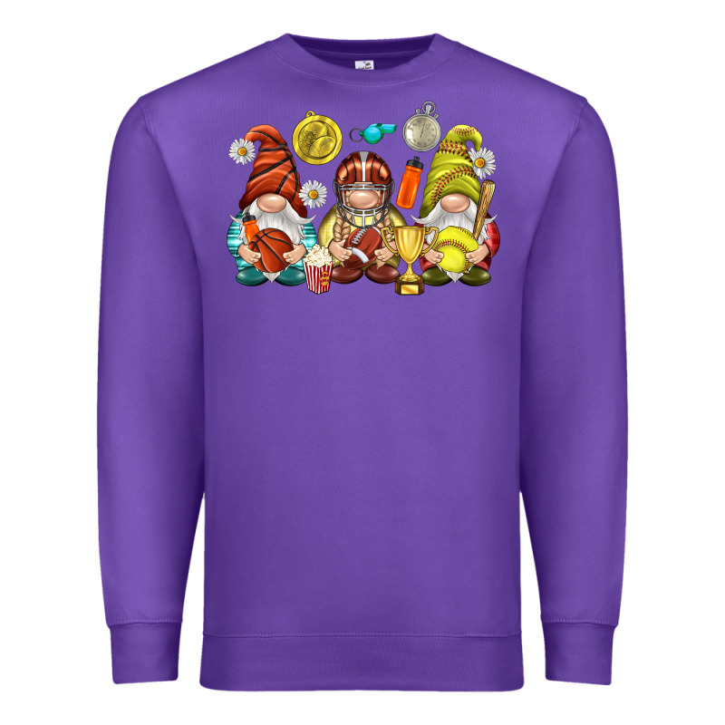 Sports Gnomies Premium Sweatshirt by NancyCooperArtShop | Teevron