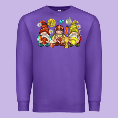 Sports Gnomies Premium Sweatshirt Designed By Nancycooperartshop