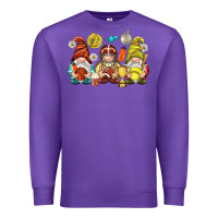 Purple sports gnomies Premium Sweatshirt - NancyCooperArtShop