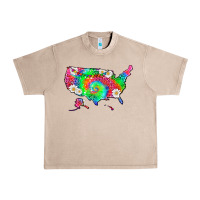 French Oak lgbtq america map Urban Heavy Tee - HRA Design Shop