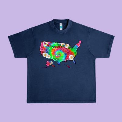 Lgbtq America Map Urban Heavy Tee Designed By Hra Design Shop