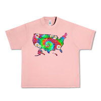 Salmon lgbtq america map Urban Heavy Tee - HRA Design Shop