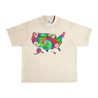 Sandshell lgbtq america map Urban Heavy Tee - HRA Design Shop