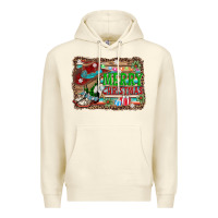 Sandshell merry christmas western boots Premium Hoodie - AdoDesignShop
