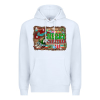 White merry christmas western boots Premium Hoodie - AdoDesignShop