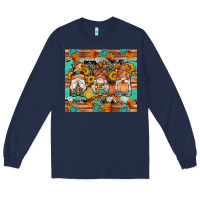 Navy western fall gnomes tumbler Long Sleeve Tee - Artiststas