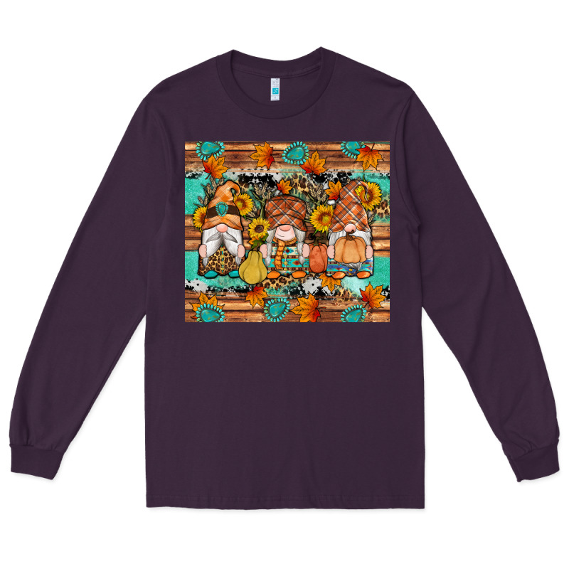 Western Fall Gnomes Tumbler Long Sleeve Tee by Artiststas | Teevron