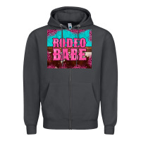 Smoke rodeo babe cowhide leopard turquoise Zipper Hoodie - BarkalooDesign