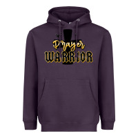 Plum christian prayer warrior Heavyweight Hoodie - MaliasSmallBusiness