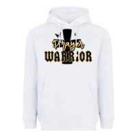 White christian prayer warrior Heavyweight Hoodie - MaliasSmallBusiness