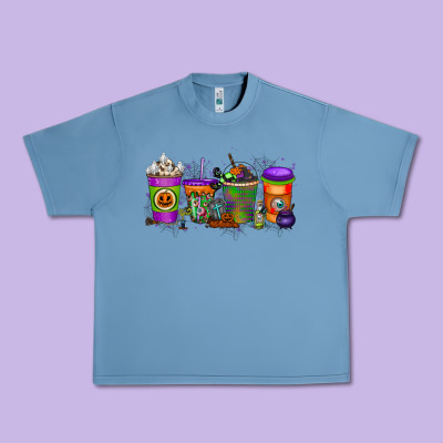 Halloween Coffee Drink Urban Heavy Tee Designed By Racoondesign