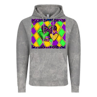 Cloud Rock mardi gras hearts Vintage Hoodie - JahusDesignShop